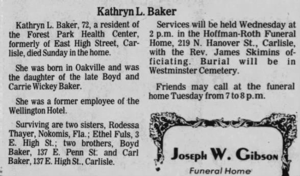 Clipping from The Sentinel